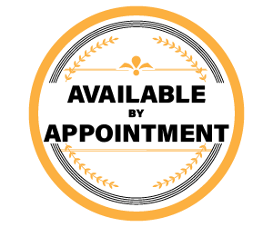 Available by Appointment badge